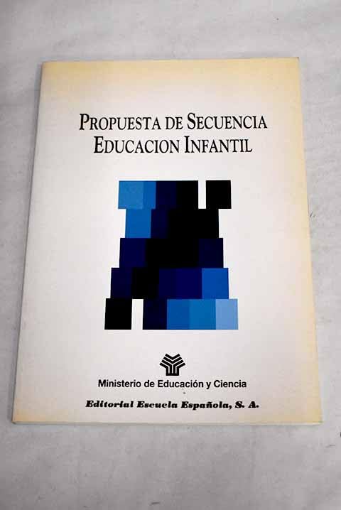 Product Image: Propuesta de secuencia, educación infantil