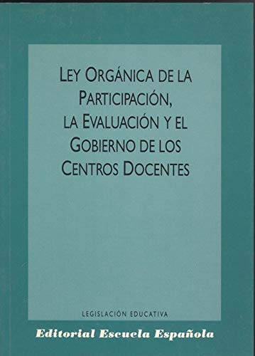 Ley organica de la participacion,laevaluacion y el gobierno de book