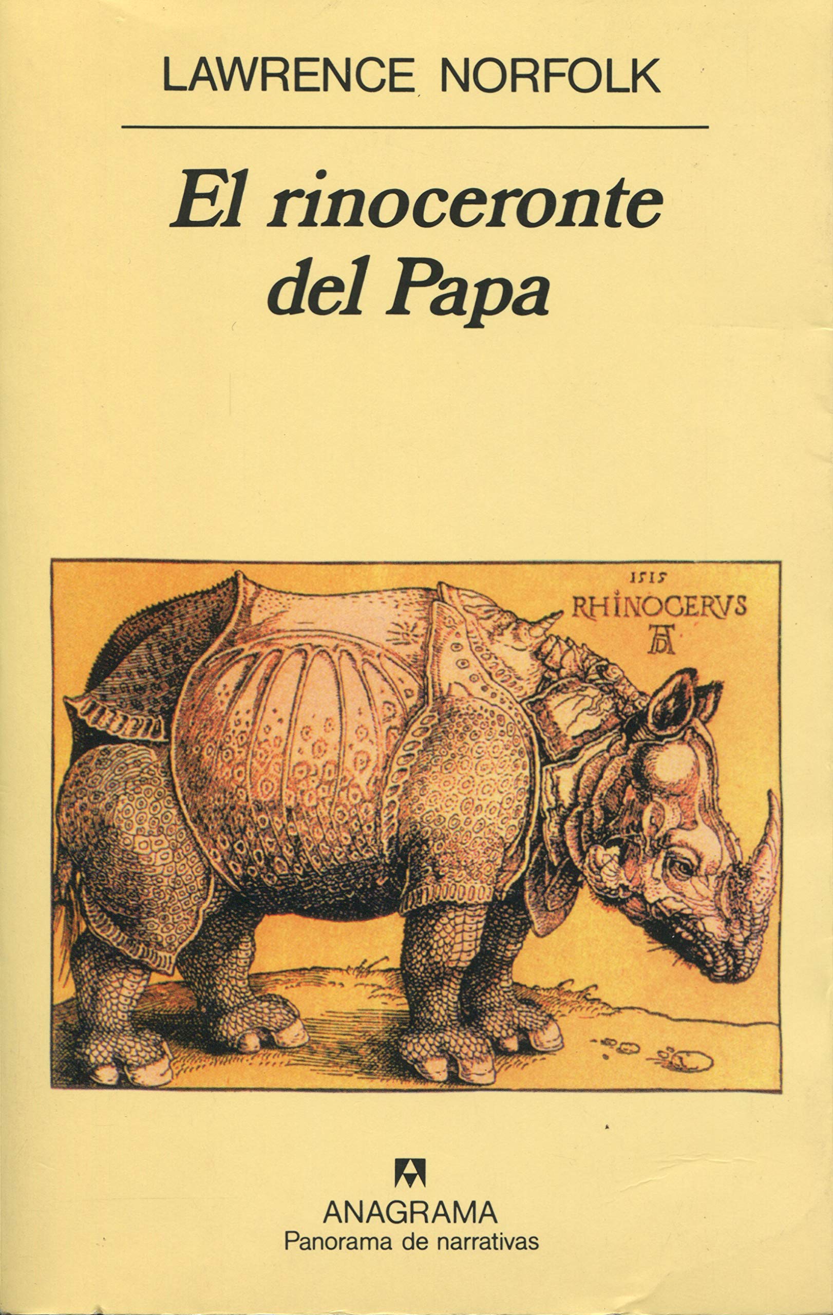 El rinoceronte del Papa book