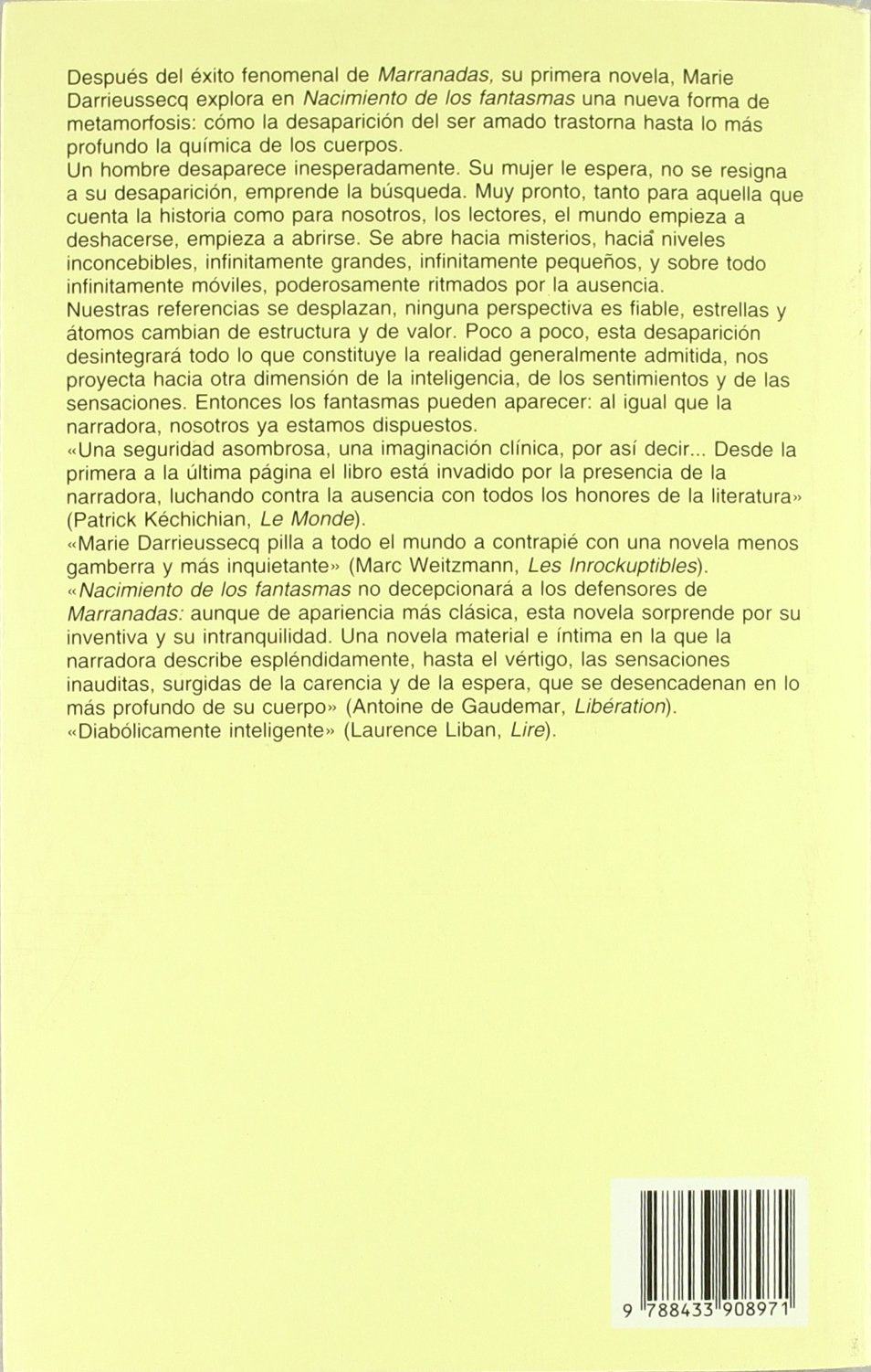 Nacimiento de los fantasmas book