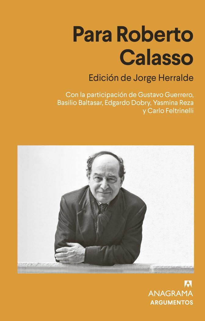 Para Roberto Calasso/ For Roberto Calaso book