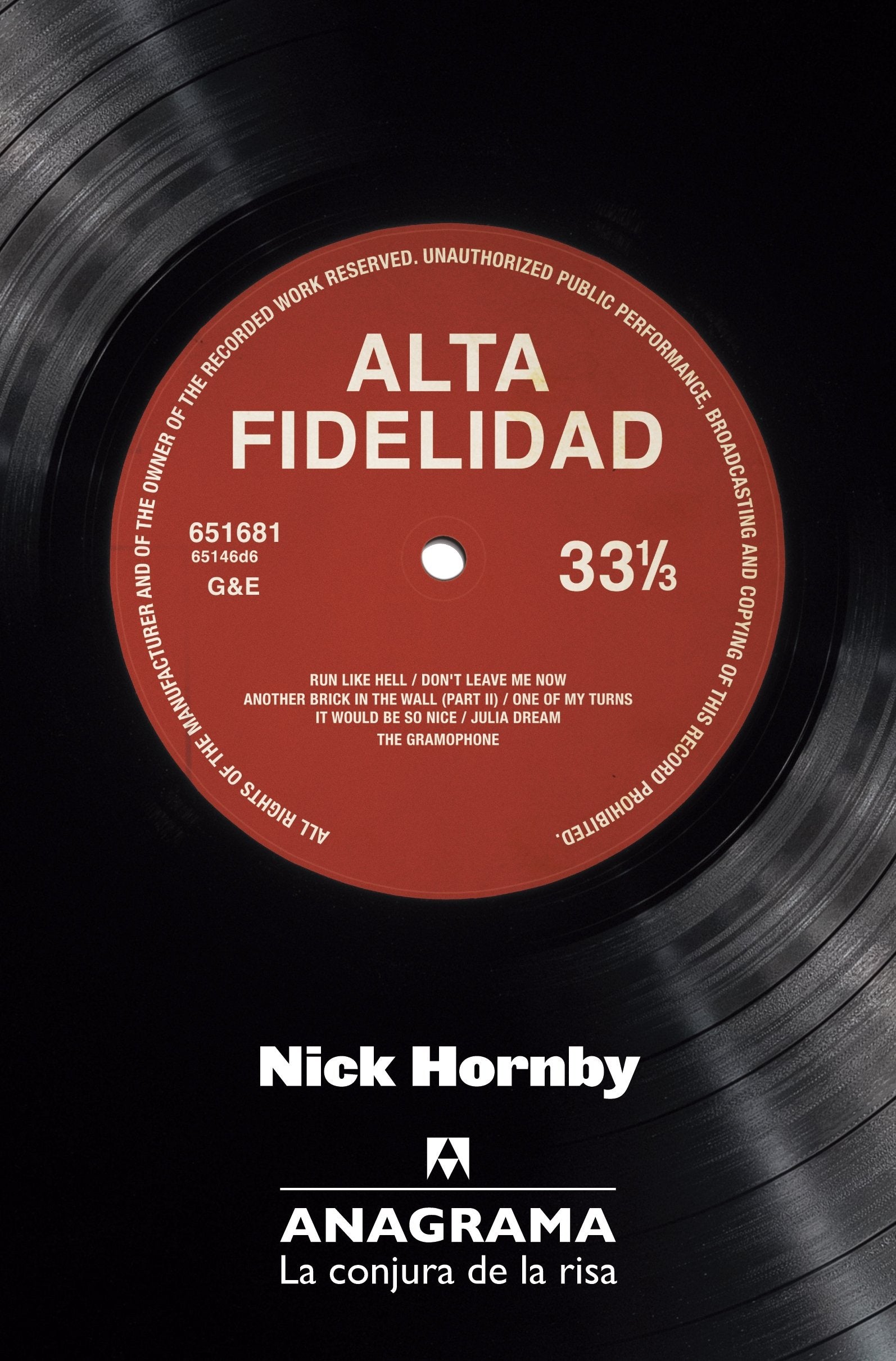 Alta fidelidad (La conjura de la risa, Band 8) Contemporary literature