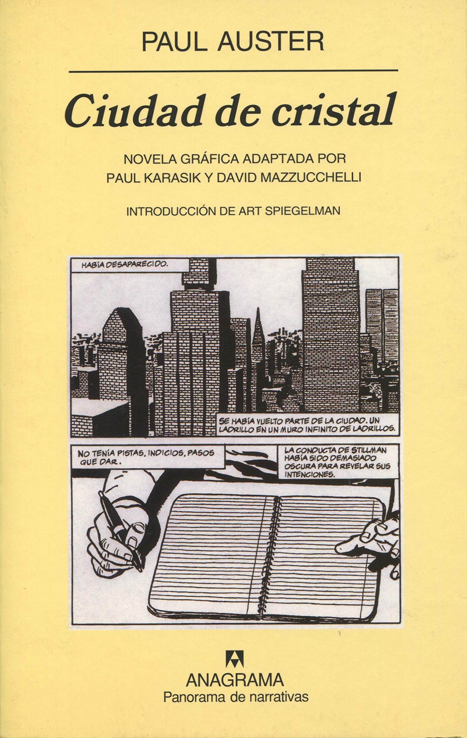 La ciudad de cristal : novela gráfica adaptada por Paul Karasik y David Mazzucchelli (Panorama de narrativas, Band 622) Contemporary literature