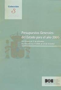 Presupuestos Generales del Estado para el año 2005 (Separatas) Law
