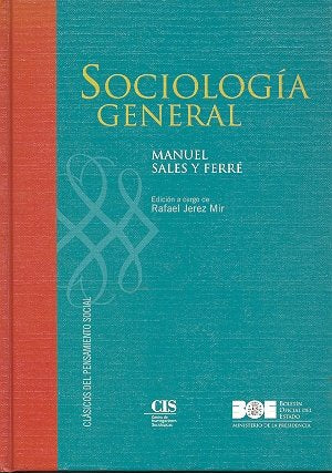 Sociología general (Clásicos del Pensamiento Social (CIS), Band 5) Social Sciences