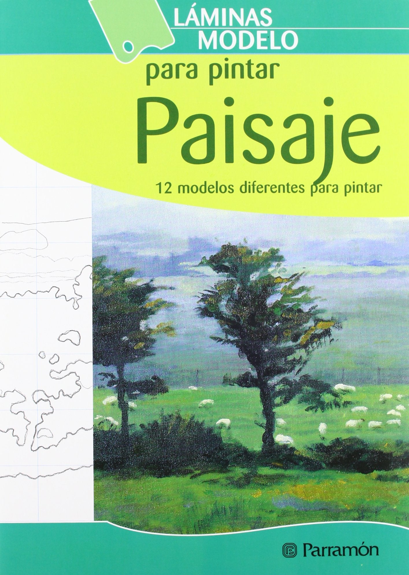 Paisaje : 12 modelos diferentes para pintar (Láminas modelo para pintar, Band 1) Manga