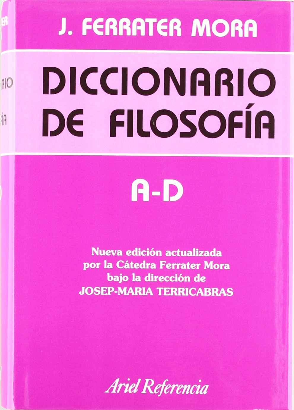 Diccionario de filosofía, vol. 1: A-D book