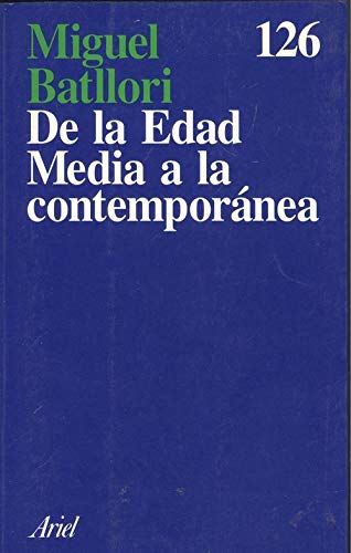 De la edad media a la contemporanea Books