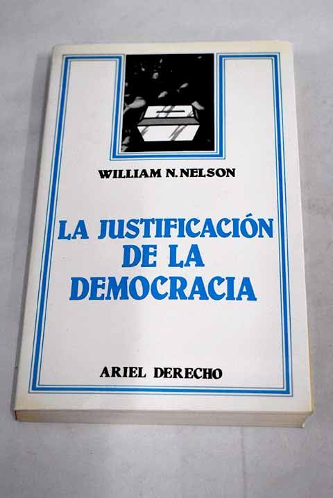 La justificación de la democracia Books