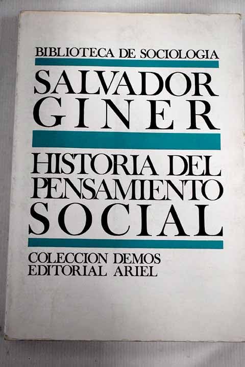 Historia del pensamiento social Books