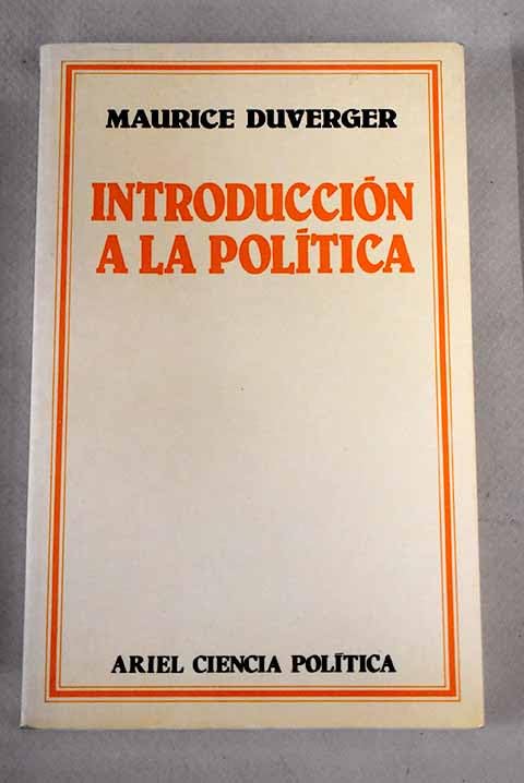 Introduccion a la politica book
