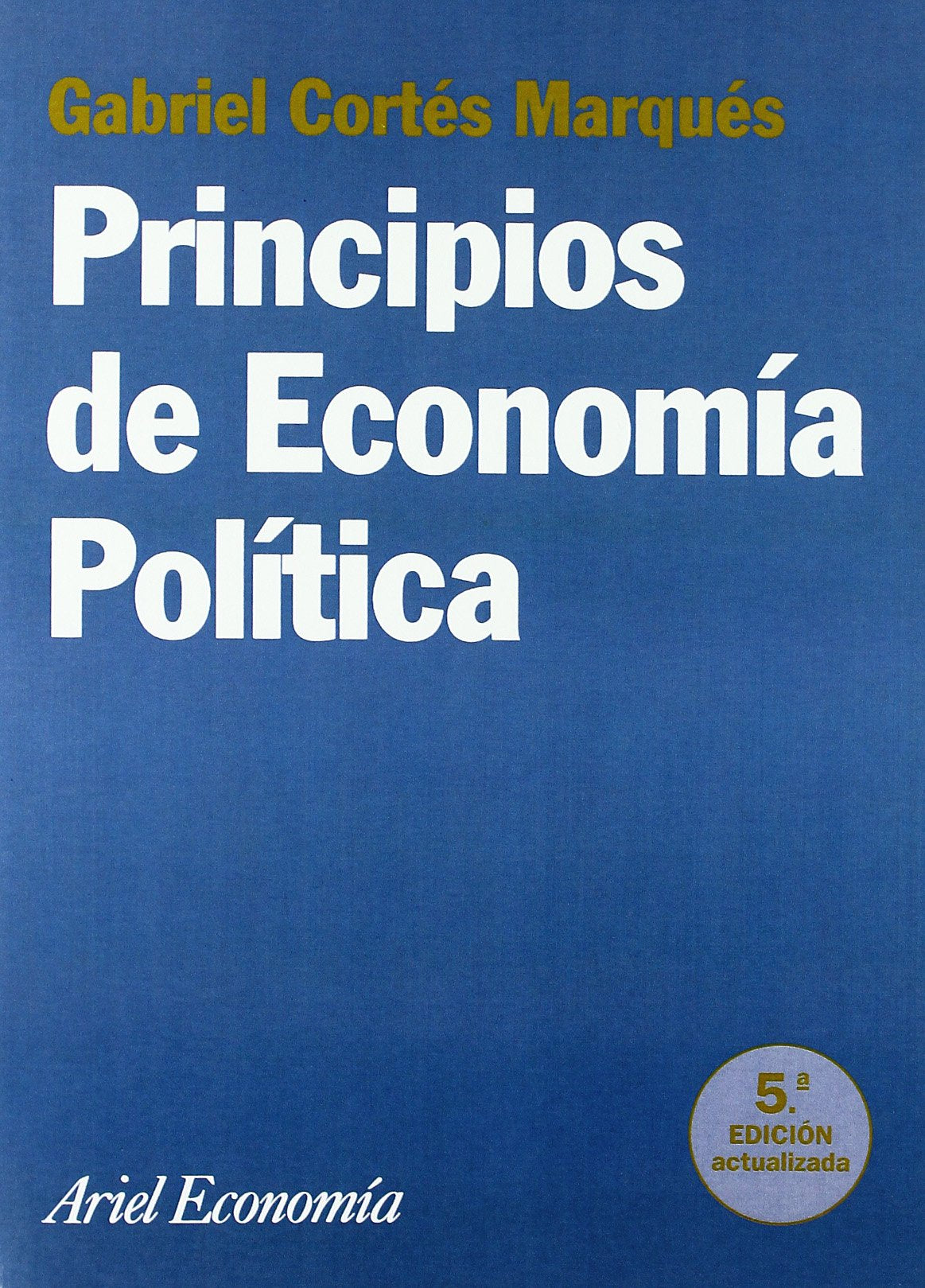 Principios de economía política book