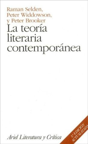 La teoría literaria contemporánea Contemporary literature