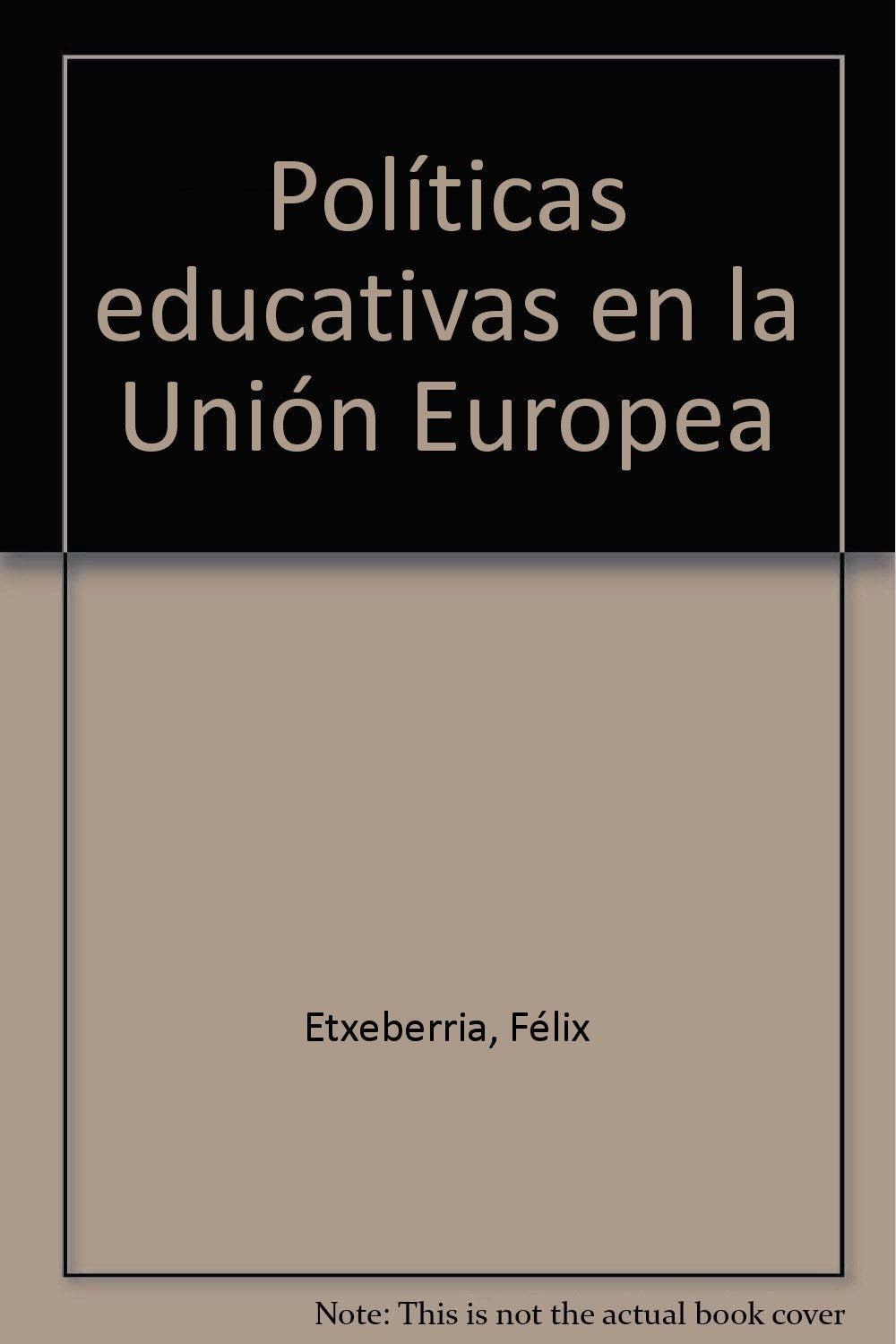 Politicas educativas en la union europea book