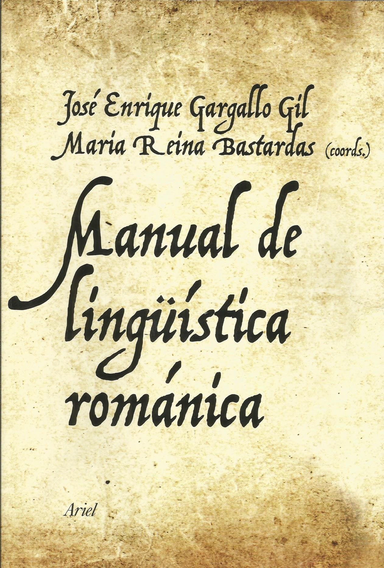 Manual de lingüística románica (Ariel Letras) Books