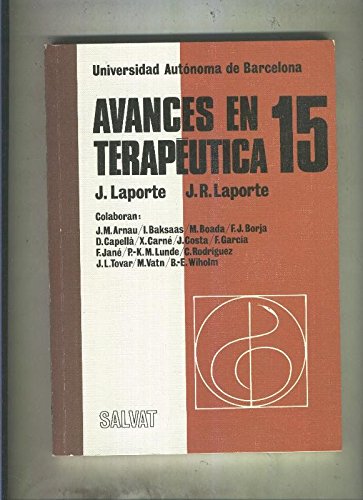 Avances en Terapeutica 15 book
