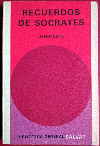 RECUERDOS DE SOCRATES - APOLOGIA O DEFENSA ANTE EL JURADO. Biblioteca General Salvat nº 19 book