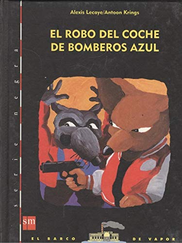 Robo del coche de bomberos azul book