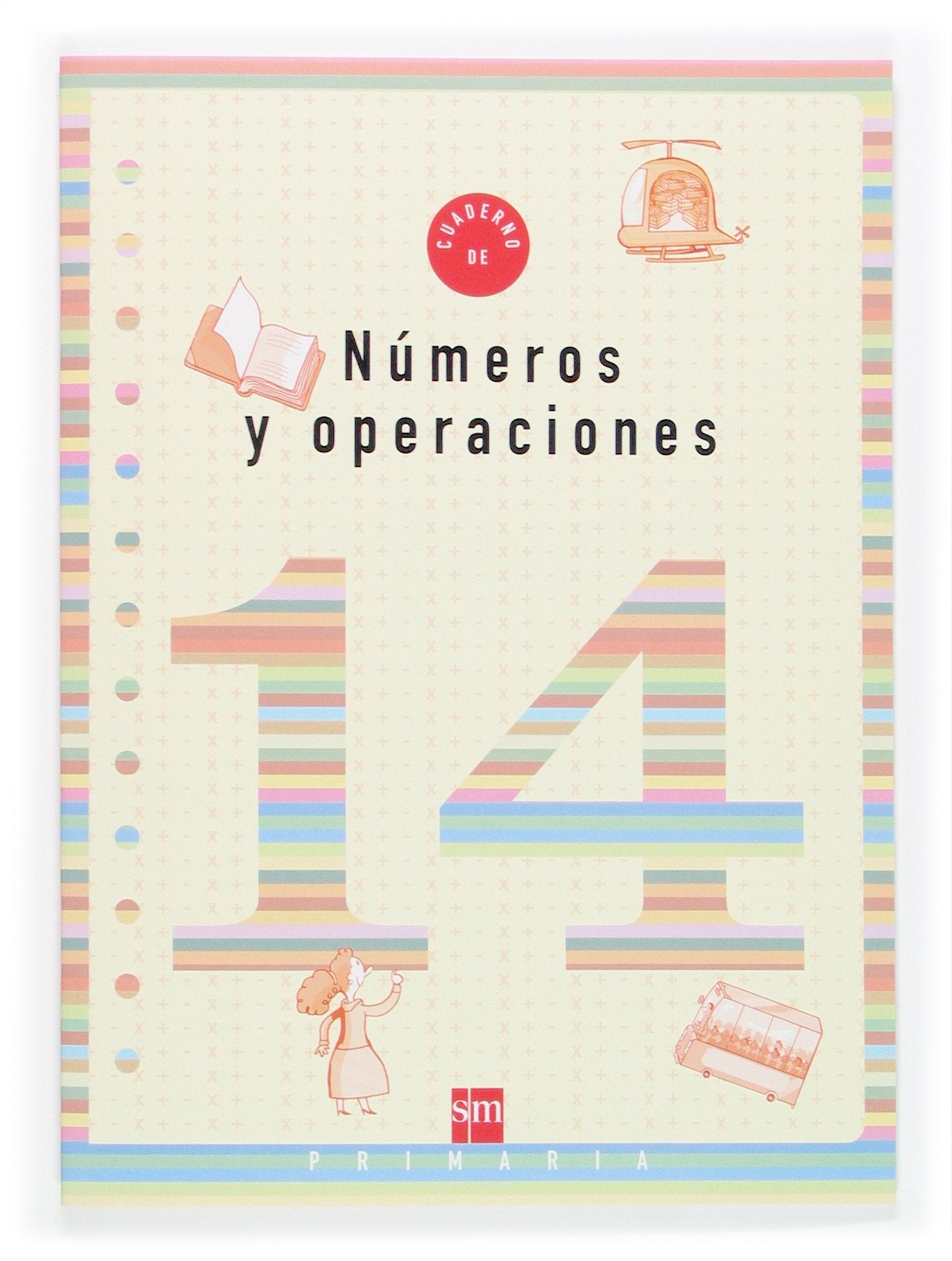 Cuaderno 14 de números y operaciones. 5 Primaria book