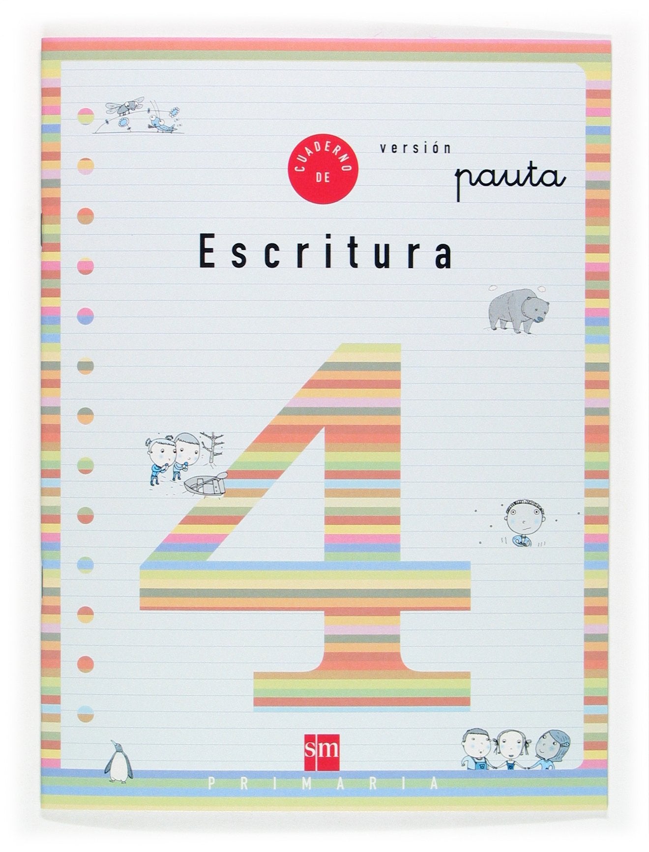 Cuaderno 4 de escritura, Pauta. 2 Primaria Reading Aloud & Learning to Read