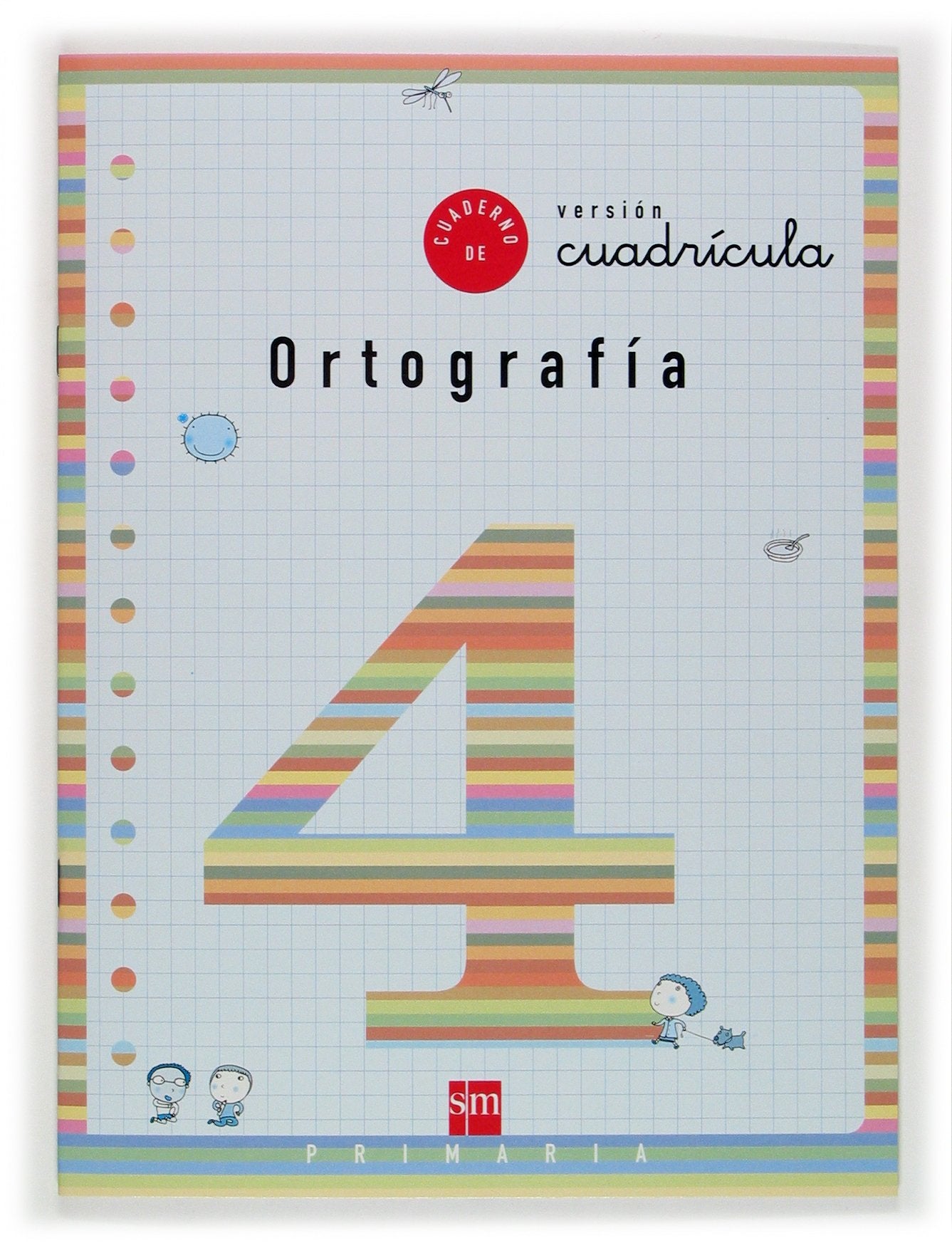 Cuaderno 4 de ortografía, Cuadrícula. 2 Primaria book