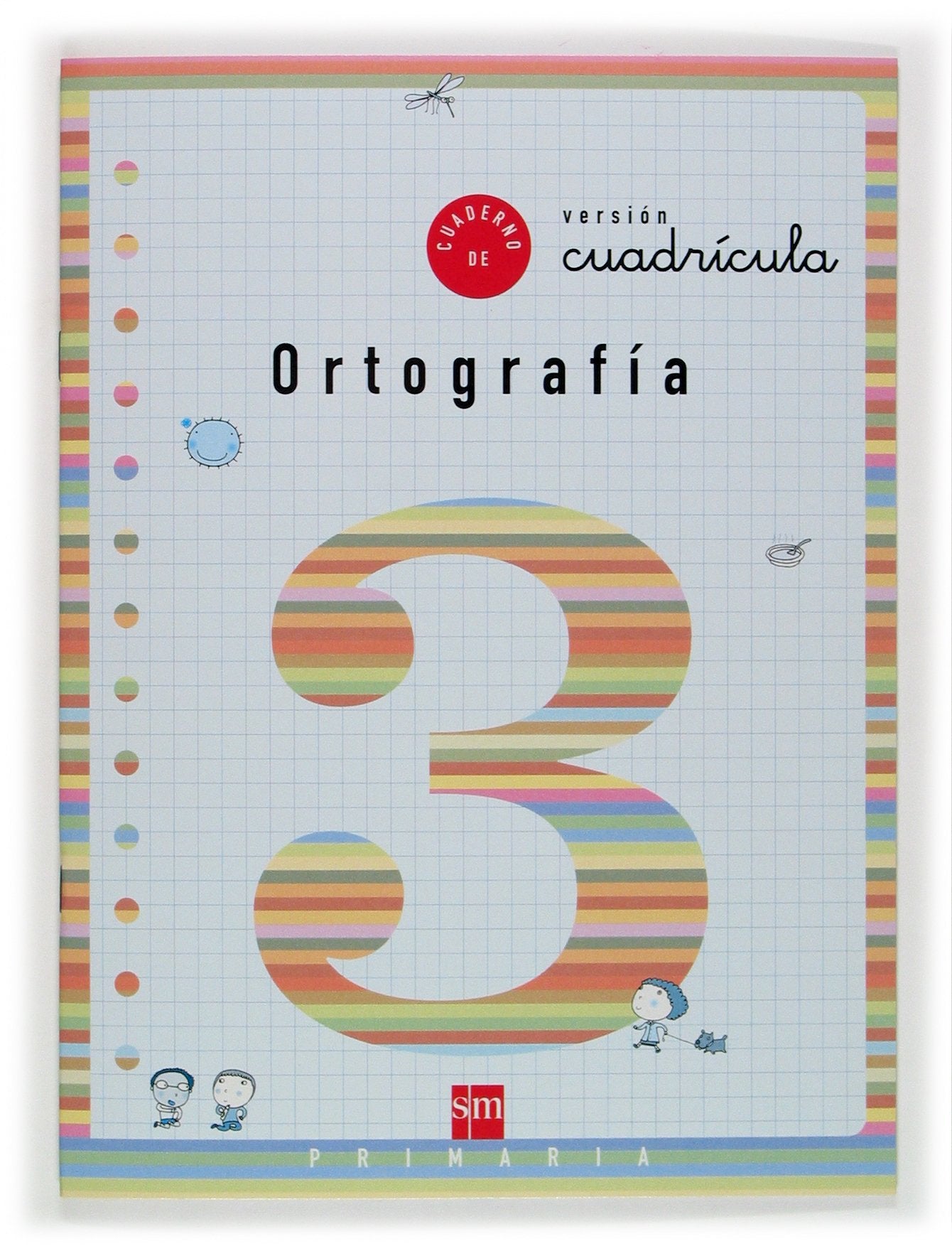 Cuaderno 3 de ortografía, Cuadrícula. 1 Primaria book