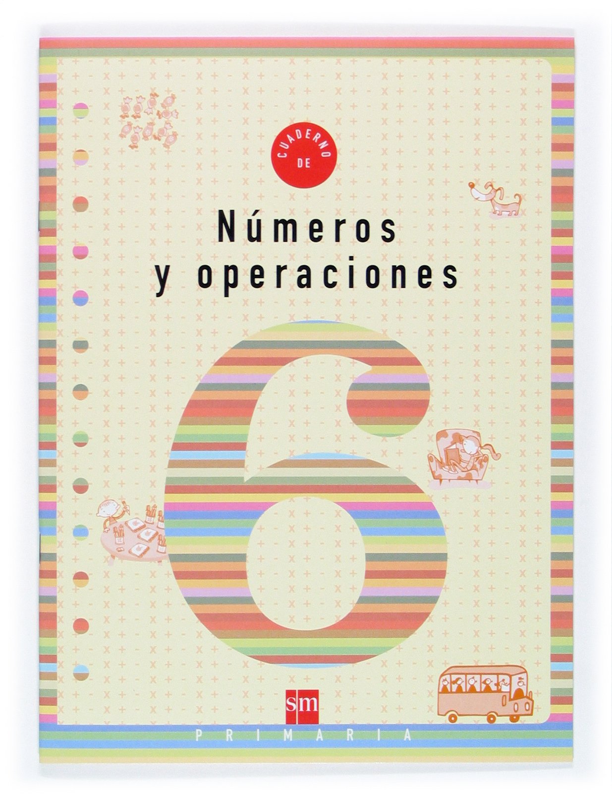 Cuaderno 6 de números y operaciones. 2 Primaria Non-fiction