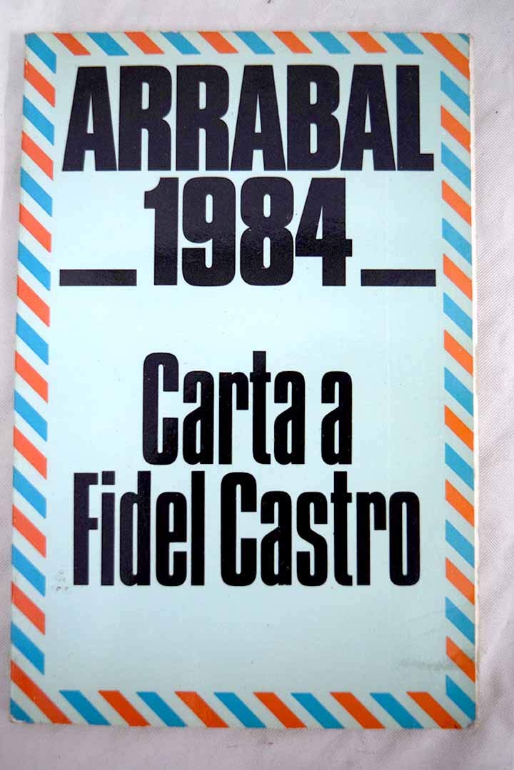 1984 Carta a Fidel Castro Books