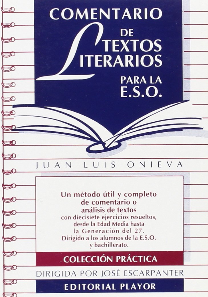 Comentario de textos literarios para la ESO Books