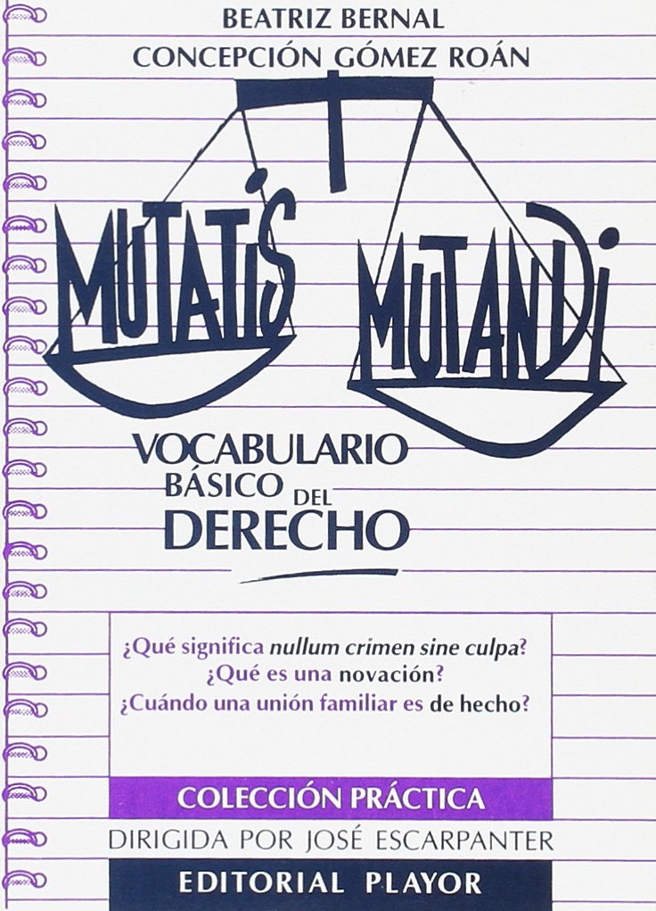 Vocabulario básico del derecho book