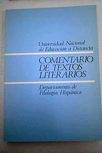 Comentario de textos literarios (VARIA) Social Sciences