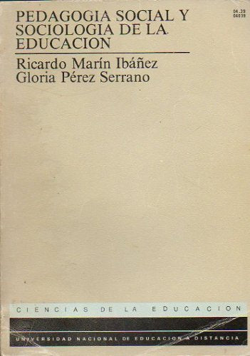 Pedagogia social y sociologia de la educacion book