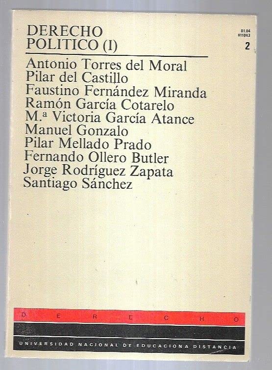 Derecho politico I; t.2 book