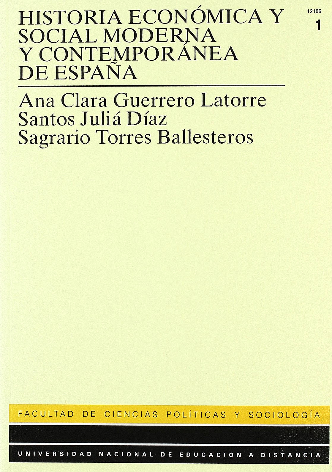 Historia económica y social moderna y contemporánea de España (UNIDAD DIDÁCTICA) Books