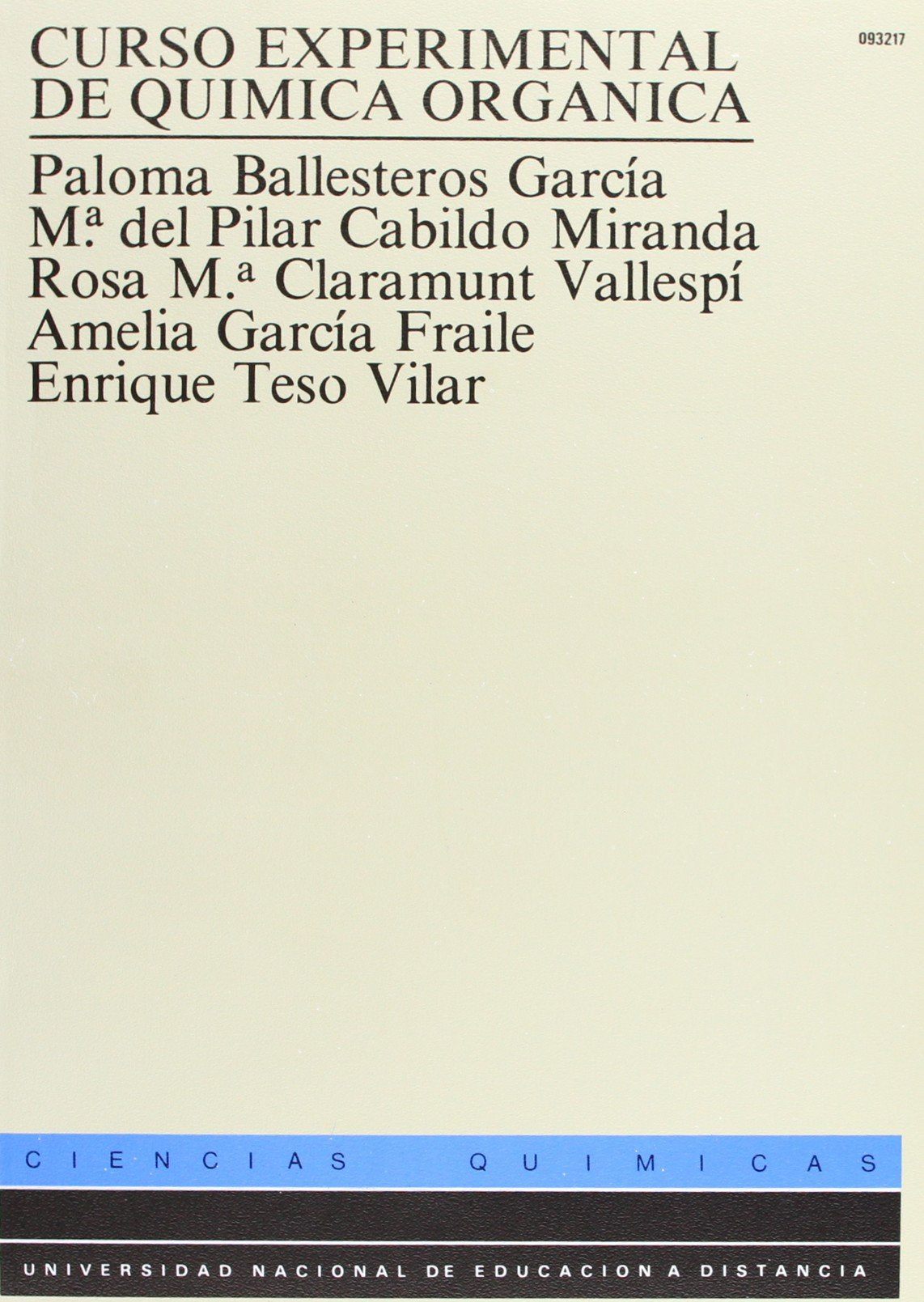 Curso experimental de química orgánica book