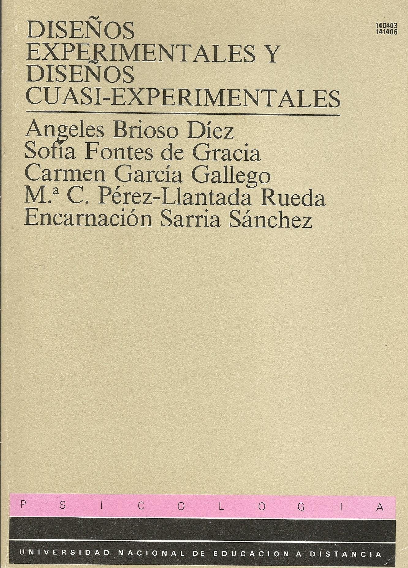 Diseños experimentales y diseños cuasiexperimentales. addenda book