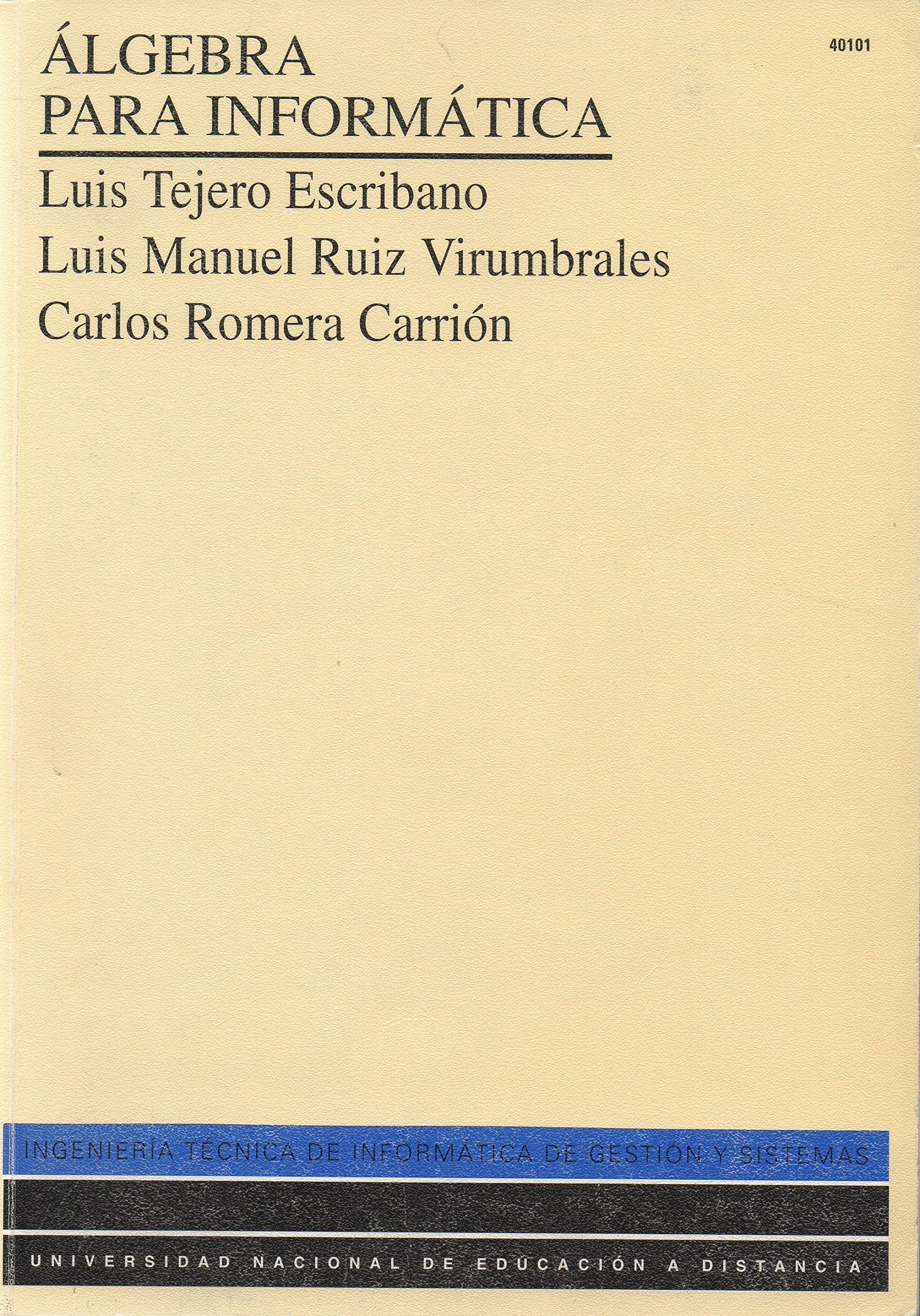 ÁLGEBRA PARA INFORMÁTICA Books