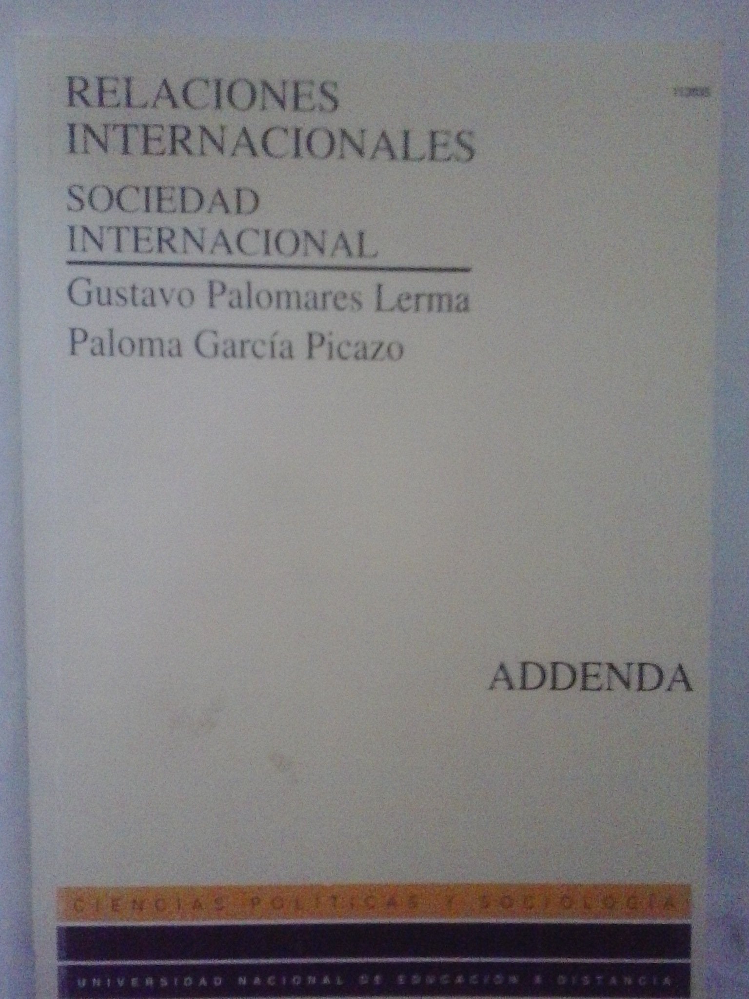 Relaciones internacionales. addenda Books