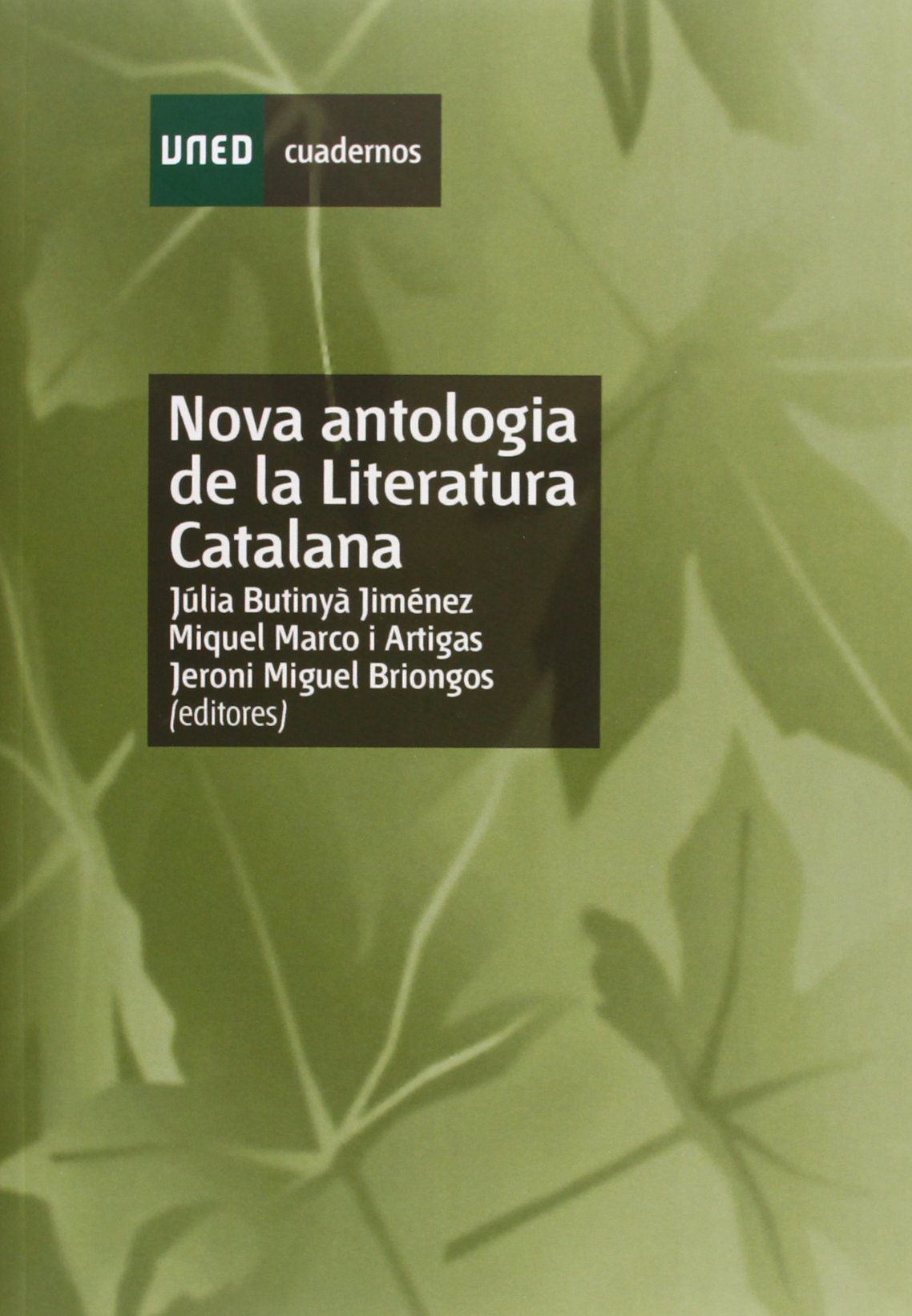 Nova antología de la literatura catalana book
