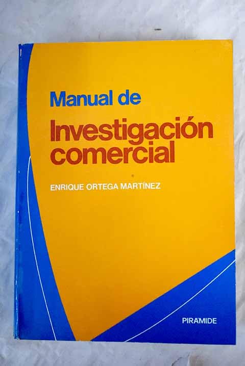 Manual de investigación comercial Books