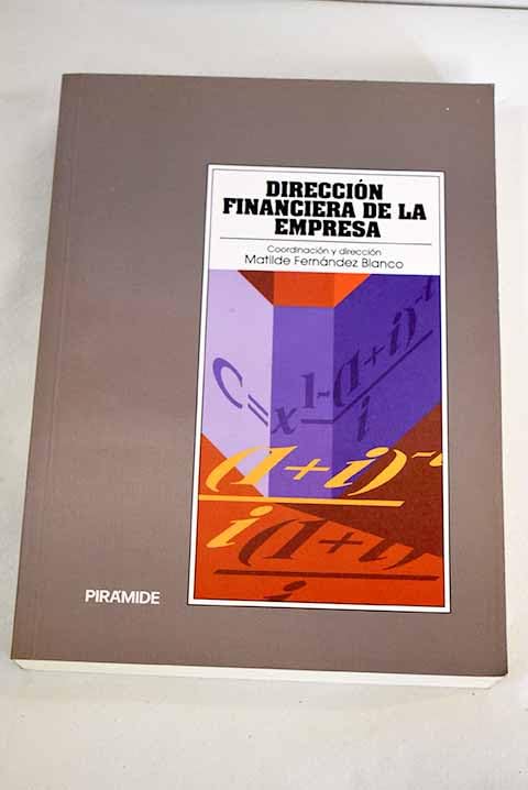 Direccion financiera de la empresa Books
