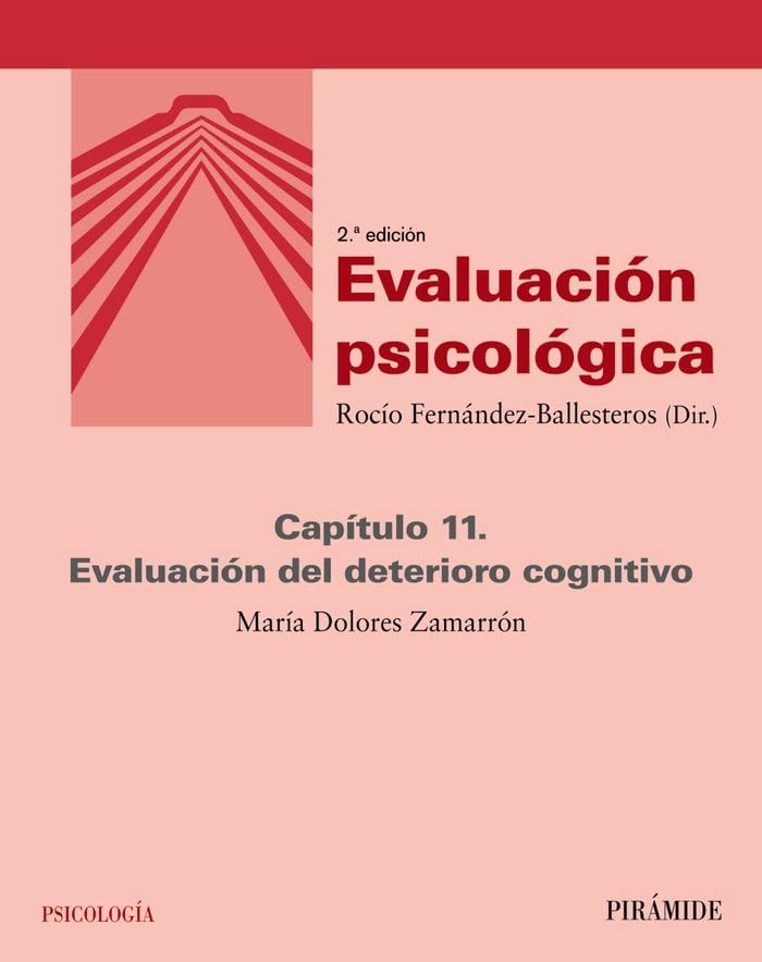 Evaluación psicológica (Capítulo 11): 11. Evaluación del deterioro cognitivo Manga