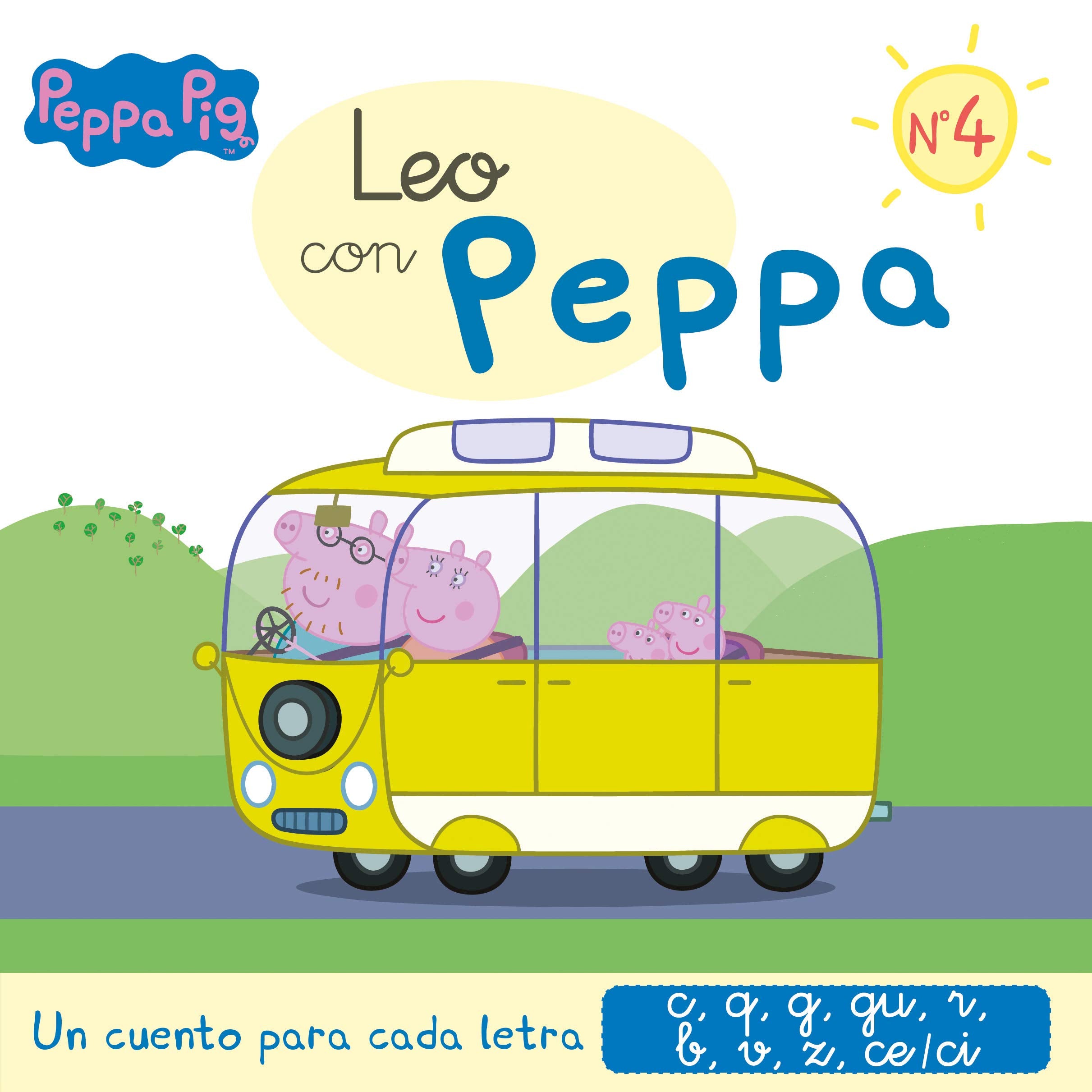 Leo con Peppa 4. Un cuento para cada letra : c, q, g, gu, r -sonido suave-, b, v, z, ce-ci Social Sciences