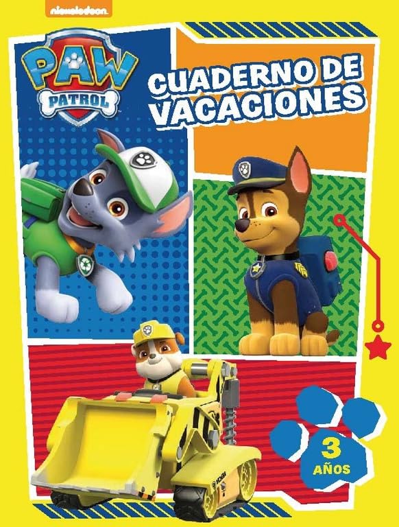 Paw Patrol | Patrulla Canina. Cuaderno de vacaciones - Cuaderno de vacaciones (3 años) book