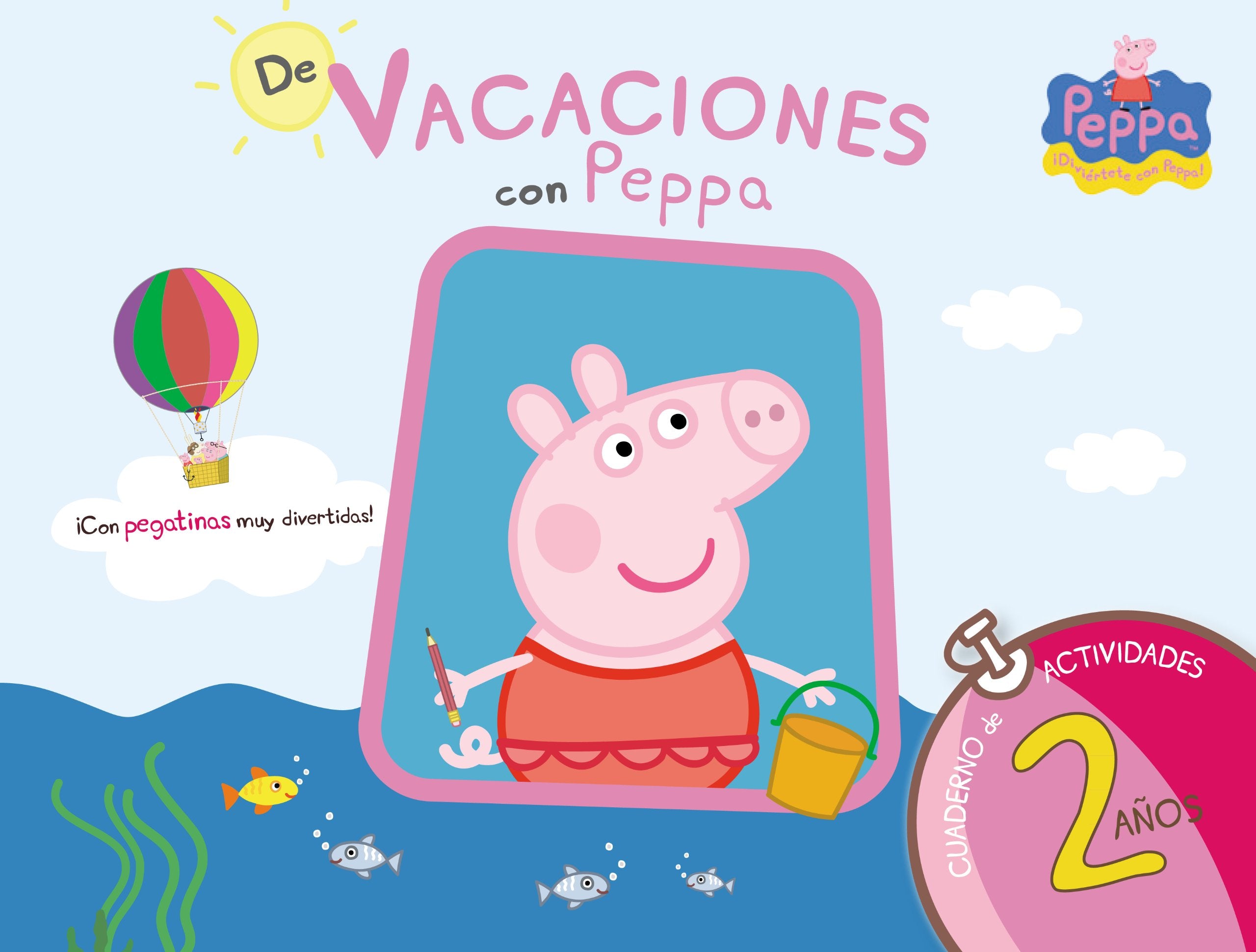 De vacaciones con Peppa, cuaderno de actividades 2 años: (¡con pegatinas muy divertidas!) (Altea) Social Sciences