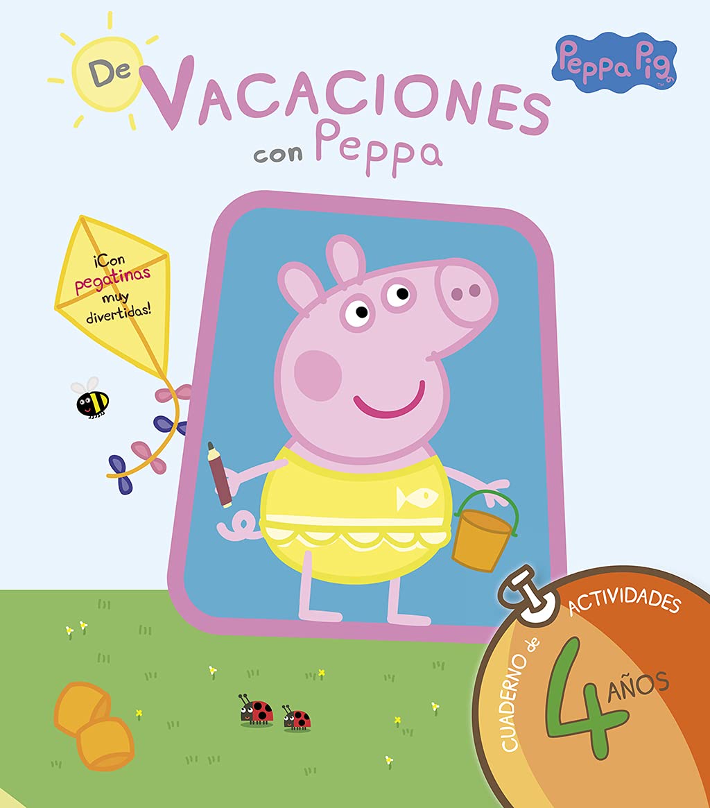 Peppa Pig. Cuaderno de vacaciones . - De vacaciones con Peppa (4 años): (¡con pegatinas muy divertidas!) (Altea) Non-fiction