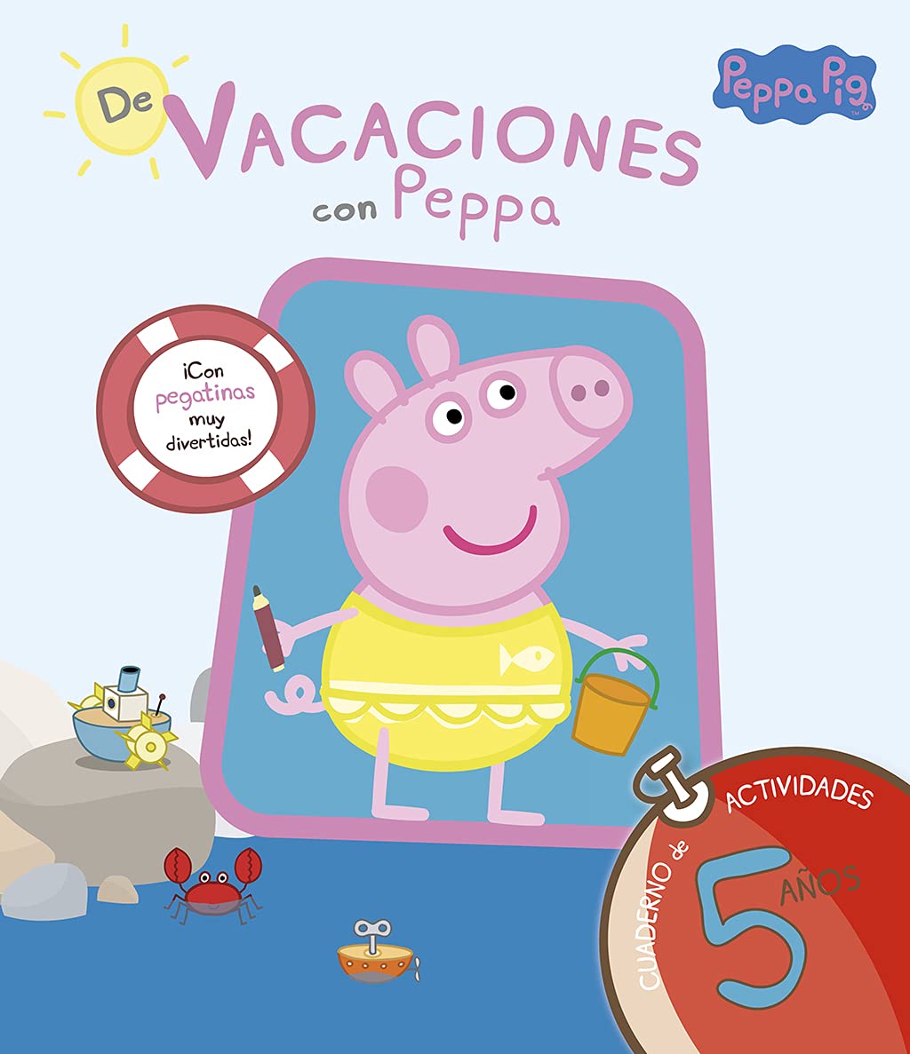 Peppa Pig. Cuaderno de vacaciones . - De vacaciones con Peppa (5 años): (¡con pegatinas muy divertidas!) (Altea) Non-fiction