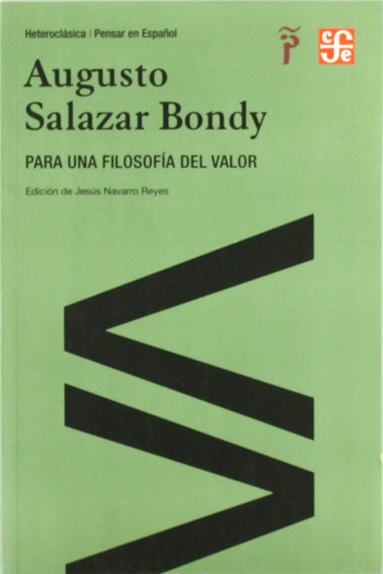 Para una filosofía del valor Philosophy