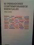 50 pensadores contemporaneos esenciales/ 50 Key Contemporary Thinkers (Teorema Serie Mayor) Philosophy