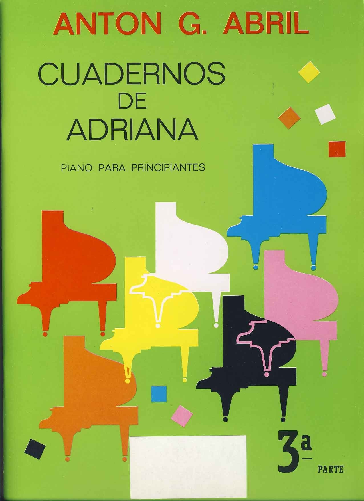 GARCIA ABRIL - Cuadernos de Adriana Vol.3: nº 31 a 42 para Piano Books